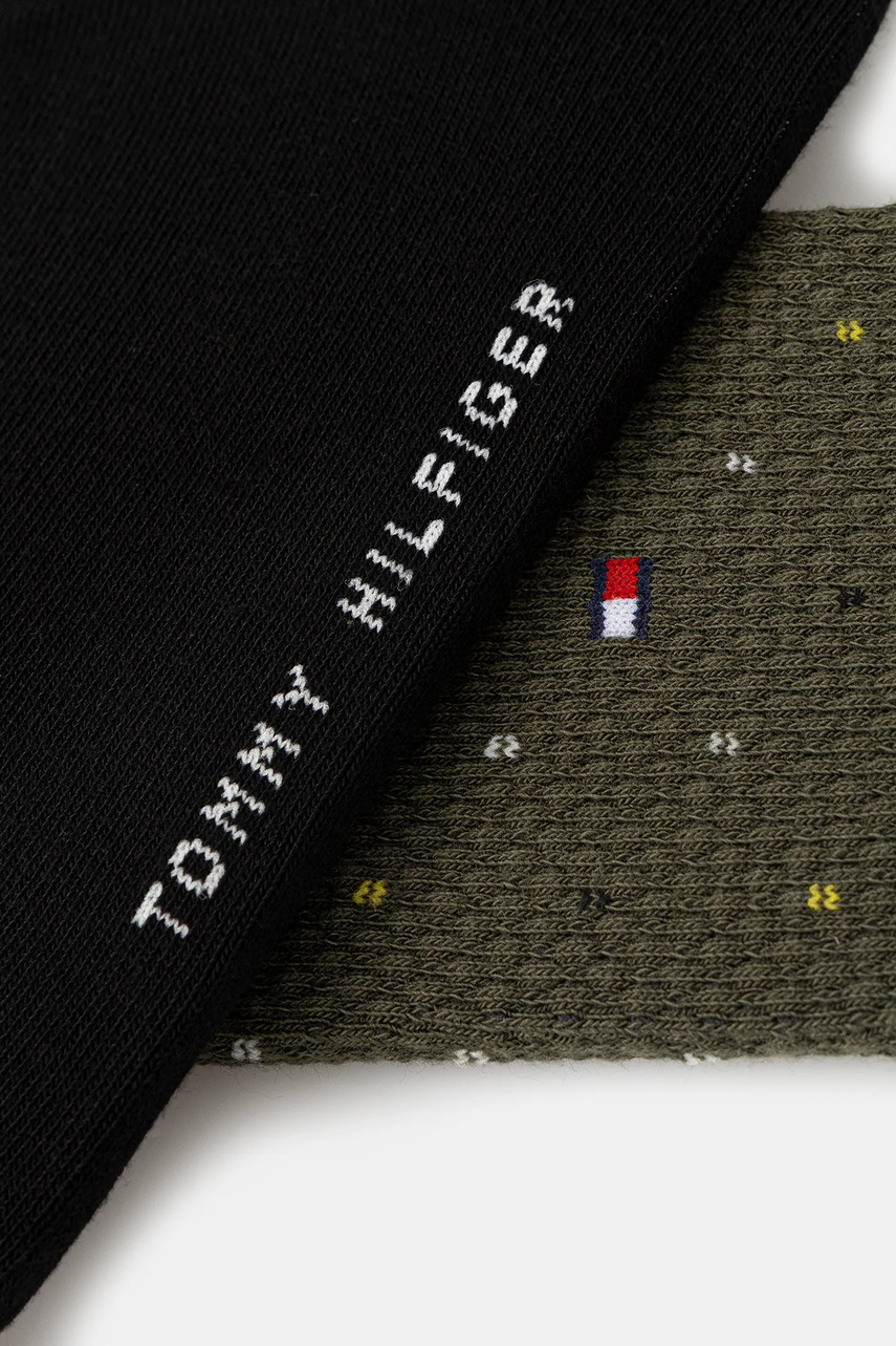 Носки Tommy Hilfiger 2 шт цвет зелёный 701236311