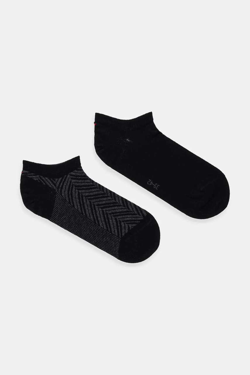 Levně Ponožky Tommy Hilfiger 2-pack černá barva, 701236323