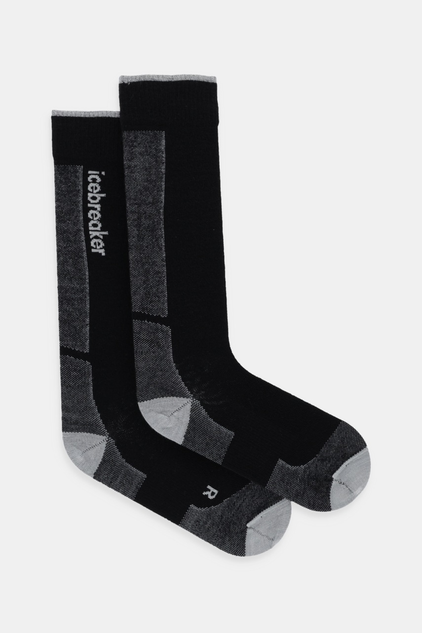 Icebreaker ciorapi de schi Merino Ski+ culoarea negru, IB0A573S06A1