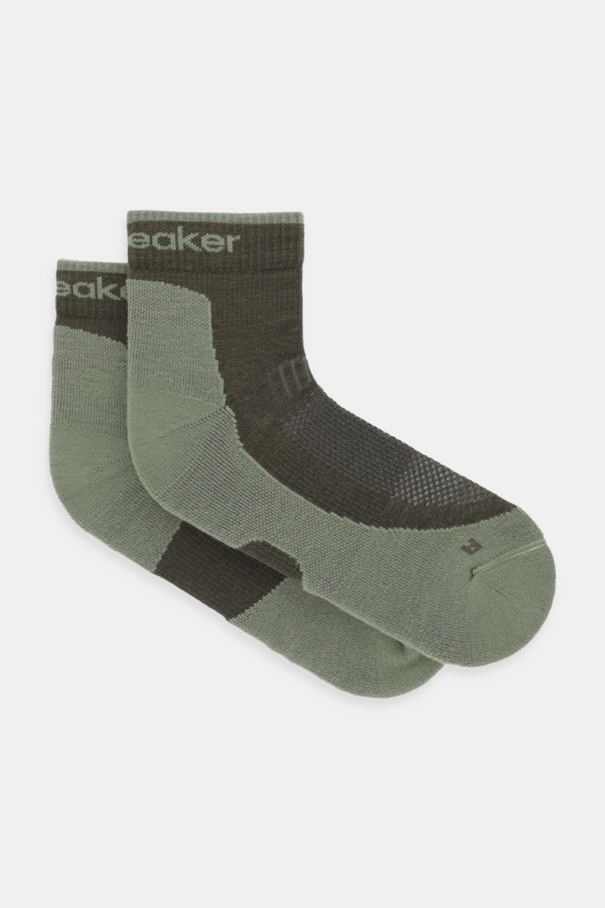 Icebreaker șosete cu lână Hike+ culoarea verde, IB0A578N0DZ1