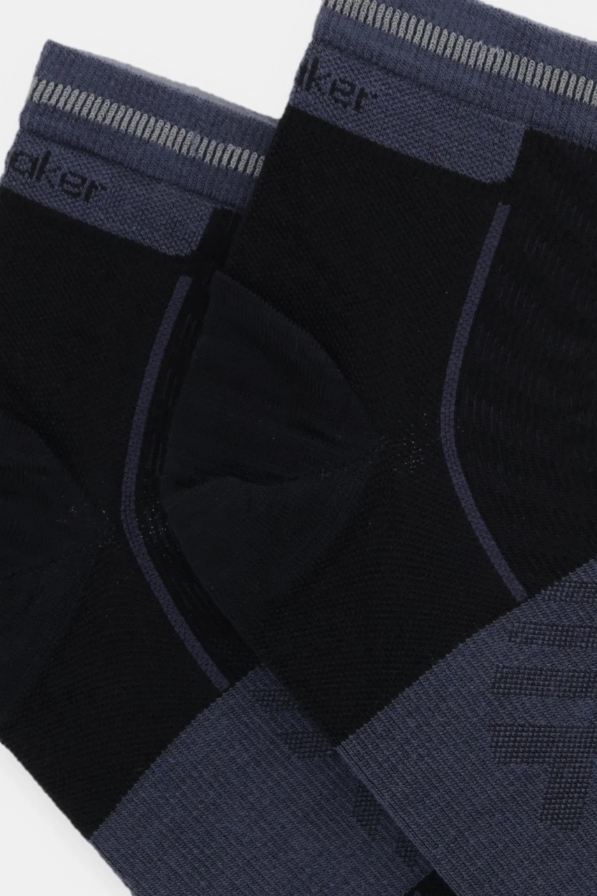 Носки с добавлением шерсти Icebreaker Merino Run+ цвет чёрный IB0A56VIB581 Носки с добавлением шерсти Icebreaker Merino Run+ цвет чёрный IB0A56VIB581