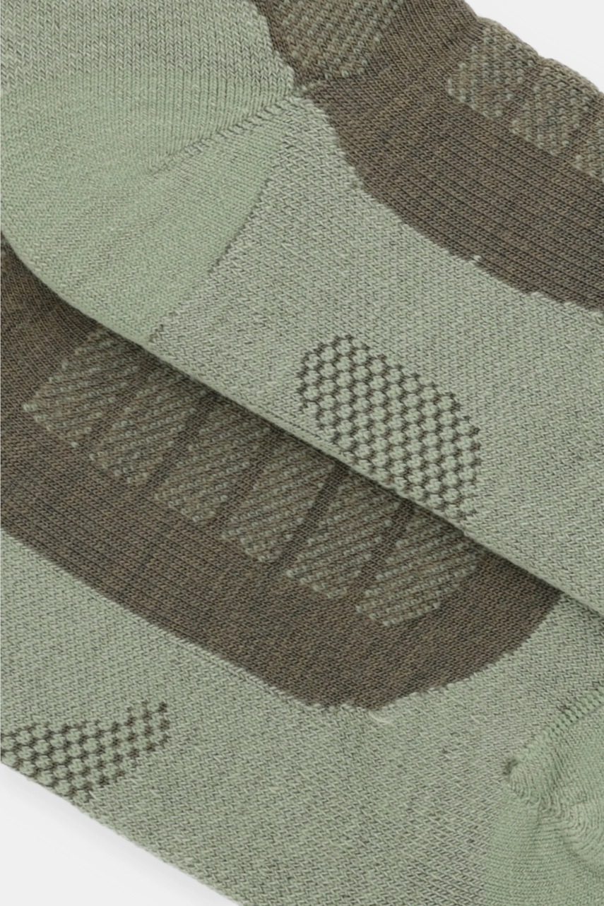 Носки с добавлением шерсти Icebreaker Merino Hike+ цвет зелёный IB0A578P0DZ1