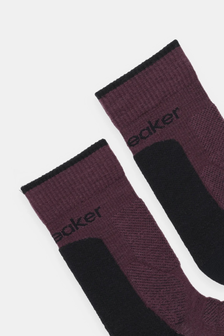 Носки с добавлением шерсти Icebreaker Merino Hike+ цвет бордовый IB0A578P0IA1