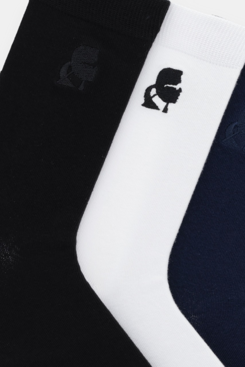 Носки Karl Lagerfeld 3 шт цвет синий A4M47038