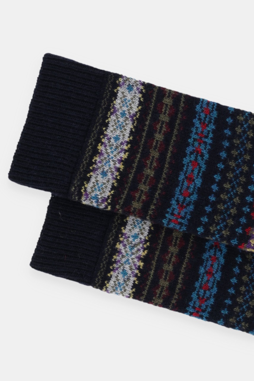 Носки с добавлением шерсти Barbour цвет чёрный MSO0062