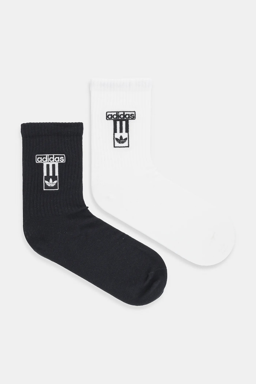 Levně Ponožky adidas Originals Adibreak 2-pack bílá barva, JD5461