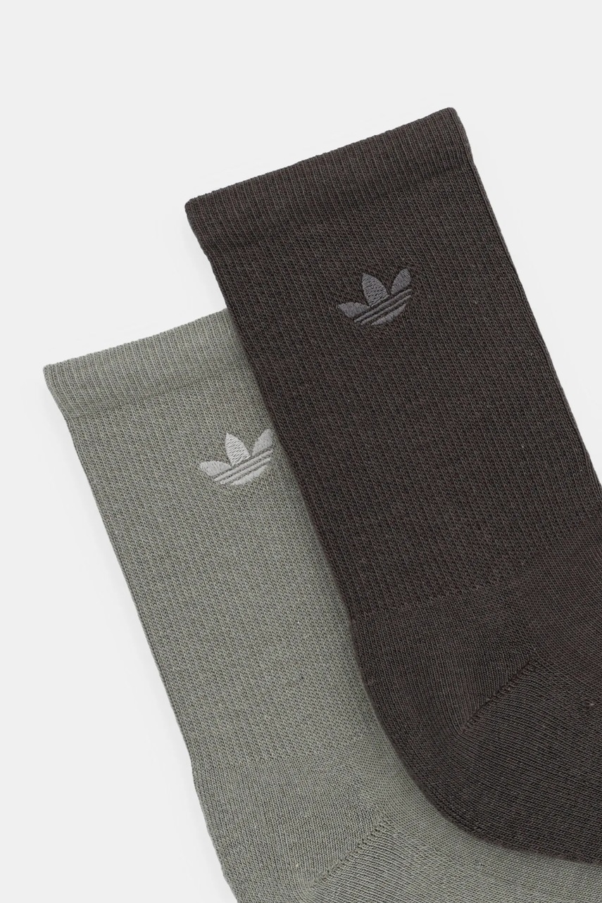 Носки adidas Originals 2-Toned 2 шт цвет зелёный JV6045