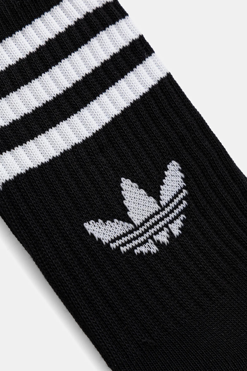 Носки adidas Originals 3-Stripes 6 шт цвет чёрный JV7411 Носки adidas Originals 3-Stripes 6 шт цвет чёрный JV7411
