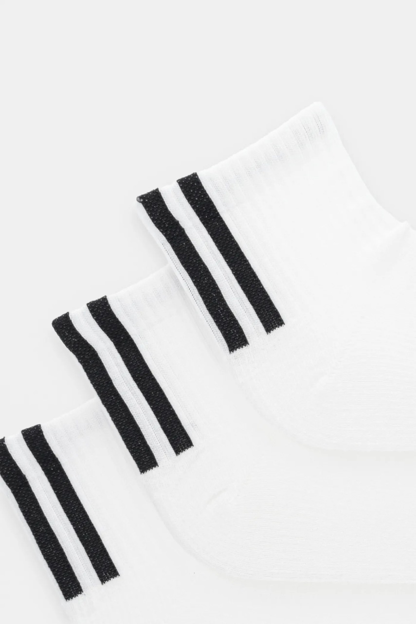 Носки adidas Originals 3-Stripes 3 шт цвет белый JV7423