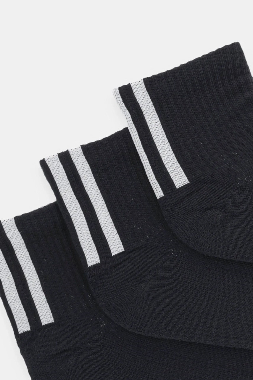 Носки adidas Originals 3-Stripes 3 шт цвет чёрный JV7426