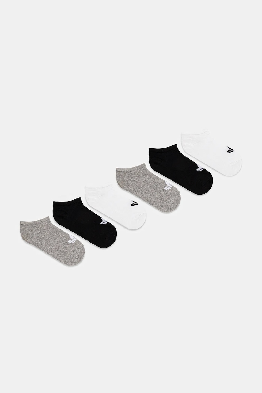 adidas Originals șosete 6-pack culoarea alb, JW5338