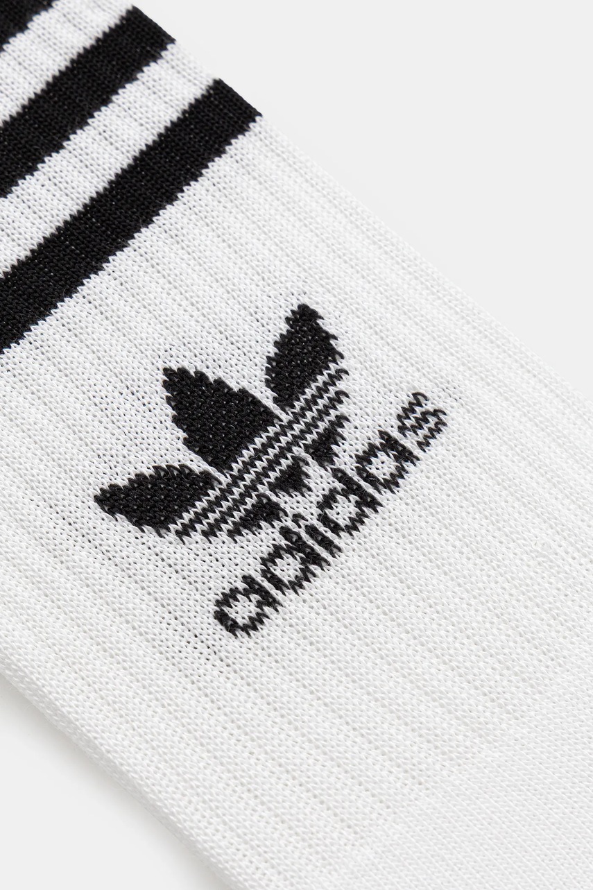 Носки adidas Originals 3-Stripes 10 шт цвет белый JZ0587 Носки adidas Originals 3-Stripes 10 шт цвет белый JZ0587