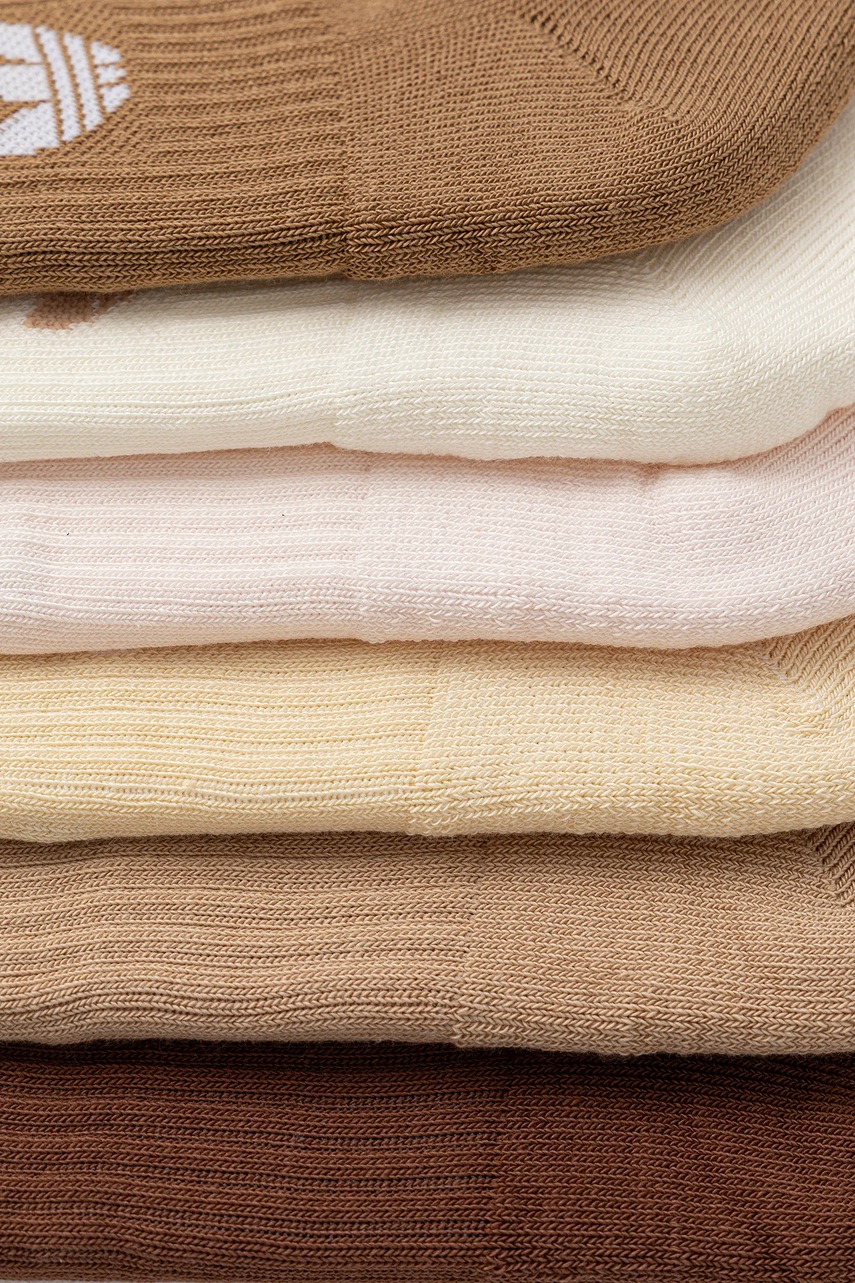 Носки adidas Originals 6 шт цвет бежевый JV8601