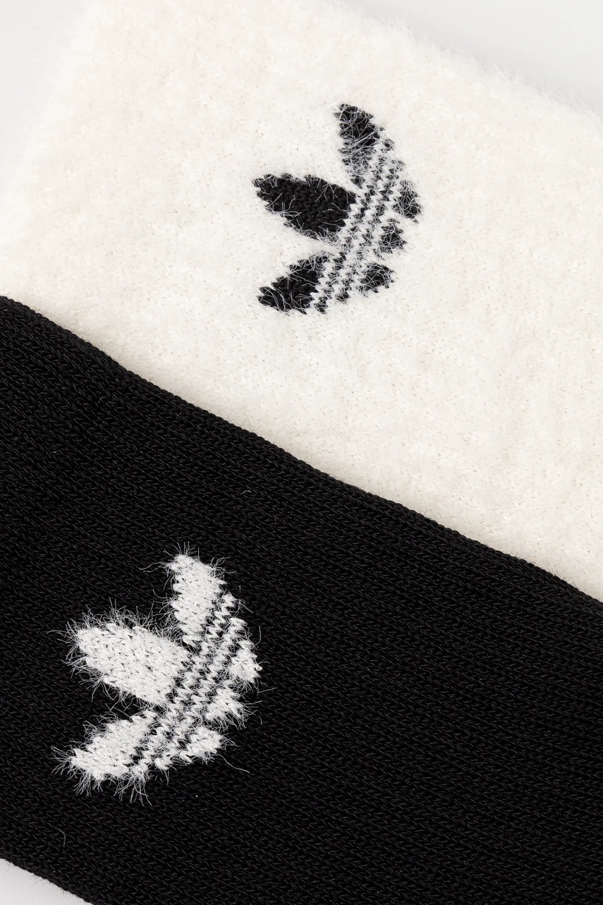 Носки adidas Originals Fluffy Cr S 2 шт цвет белый JX5217