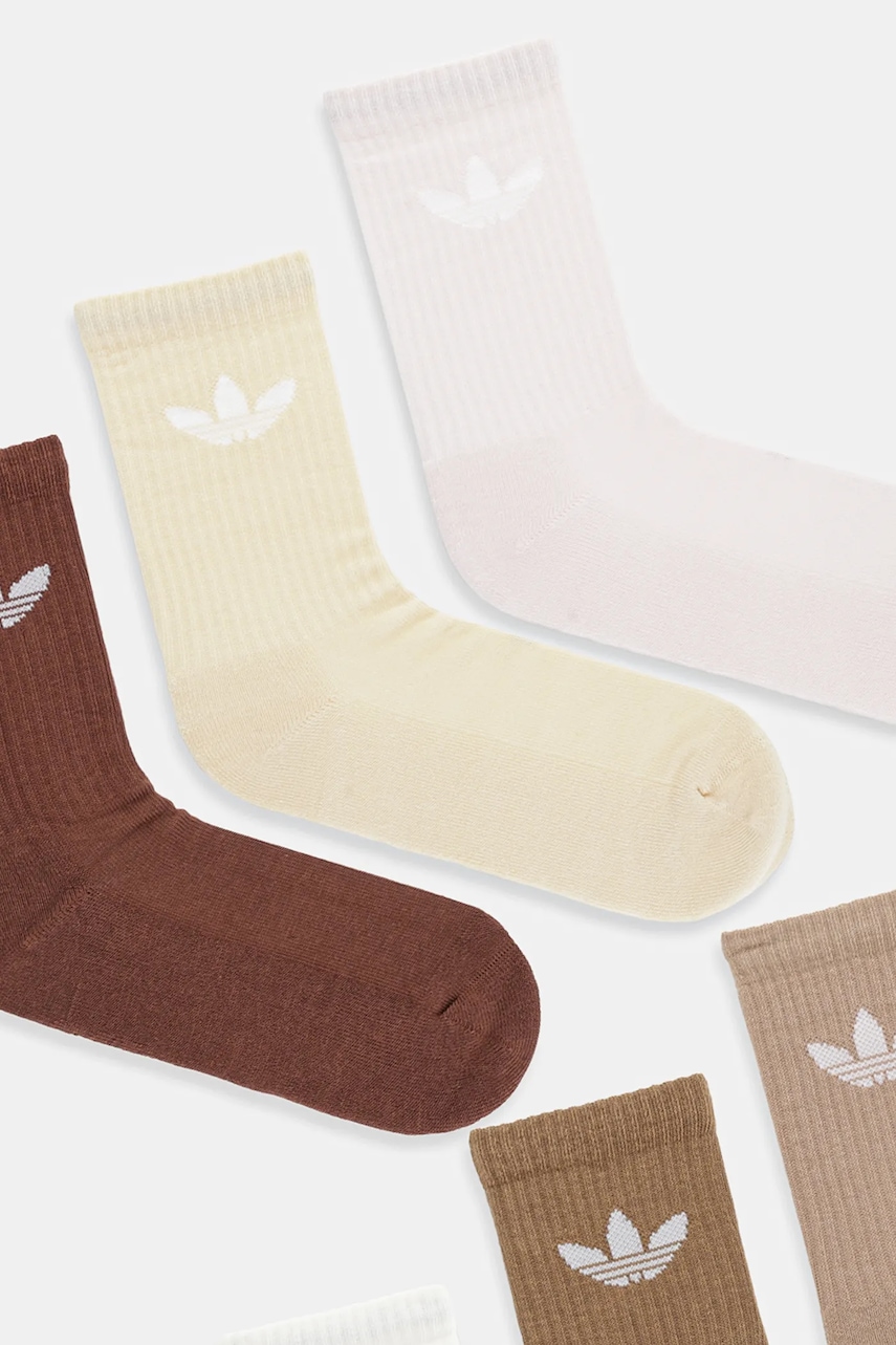 Носки adidas Originals Tr Crew S 6 шт цвет бежевый JY2678 Носки adidas Originals Tr Crew S 6 шт цвет бежевый JY2678