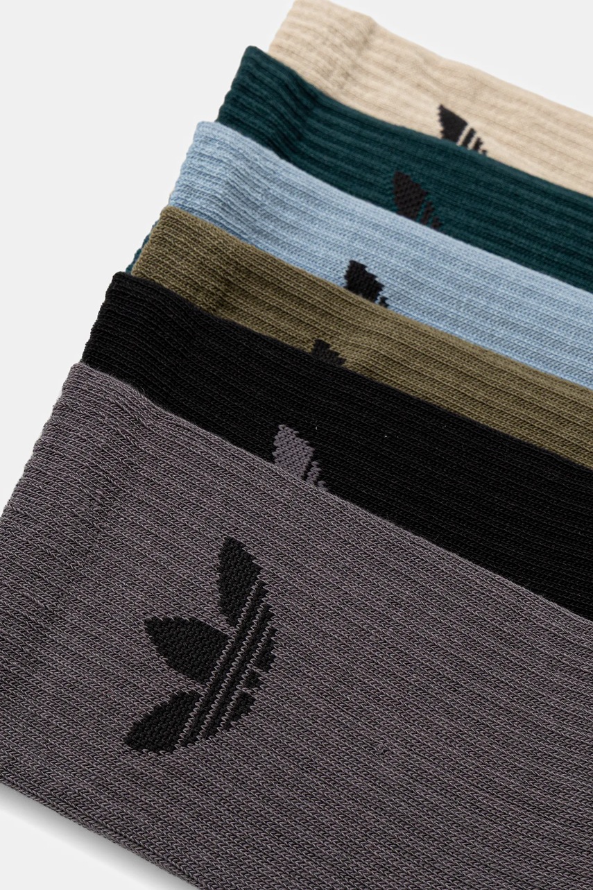 Носки adidas Originals Tr Crew S 6 шт цвет чёрный JY2680
