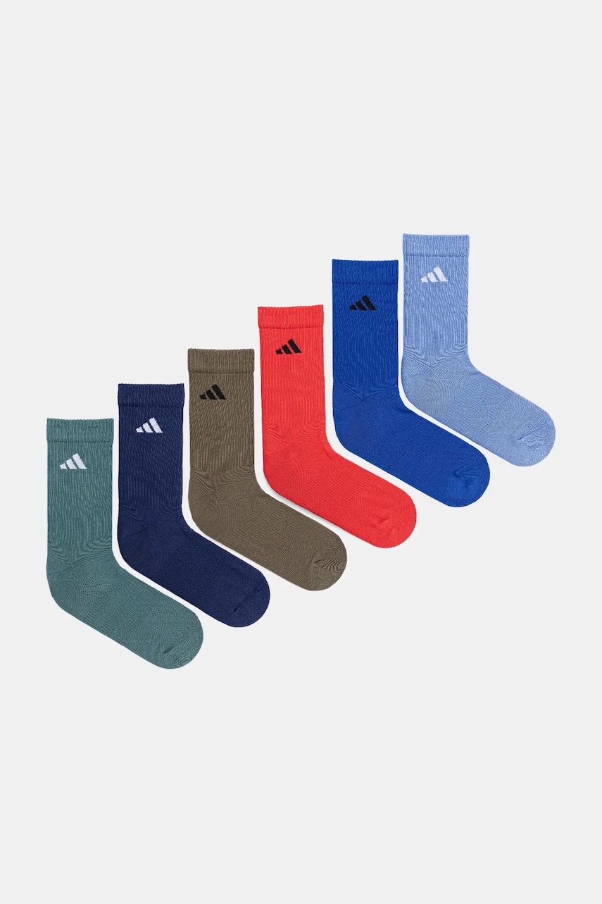 adidas șosete 6-pack culoarea negru, JW2774