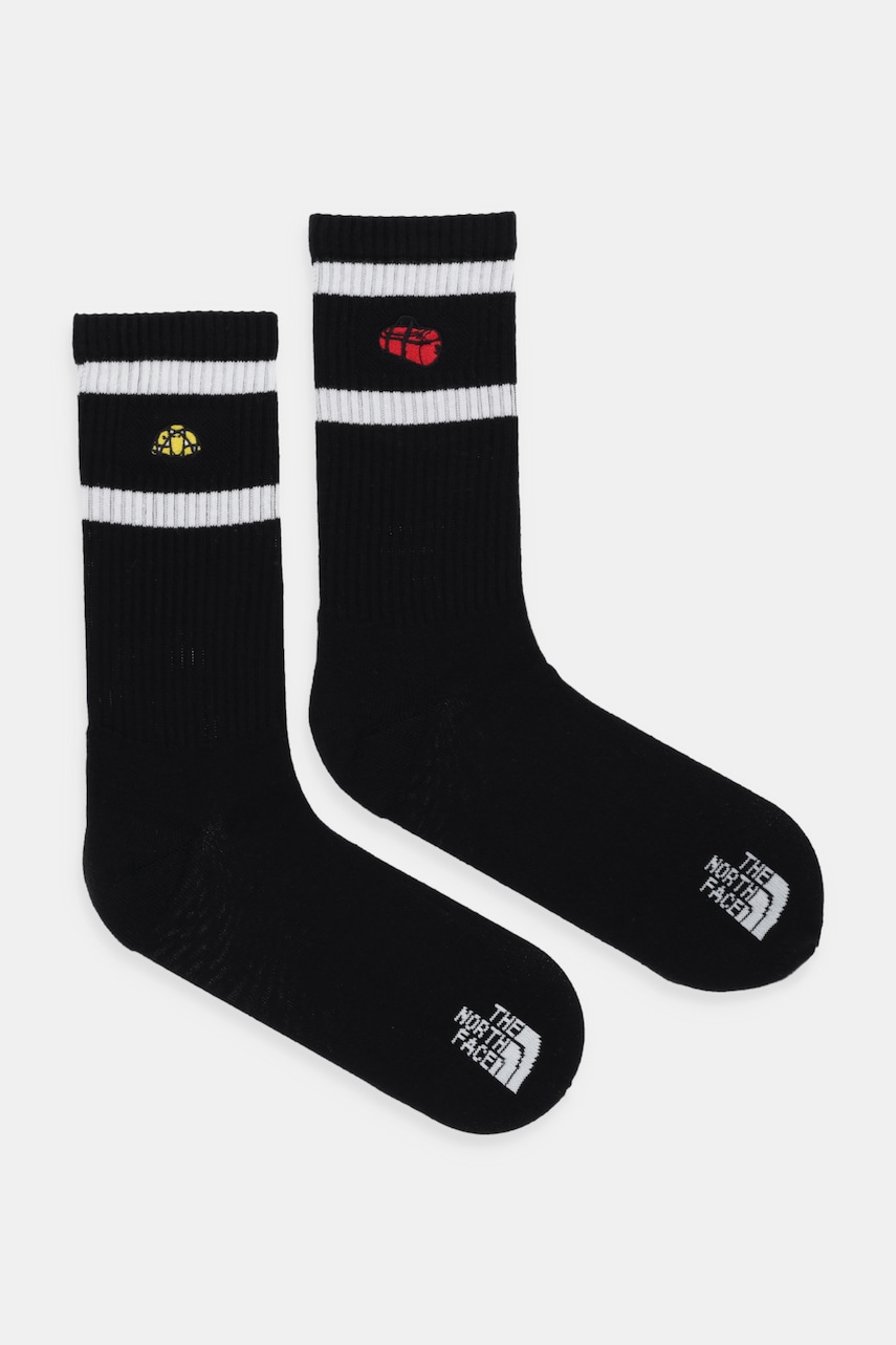The North Face șosete 2-pack culoarea negru, NF0A8EGMJK31