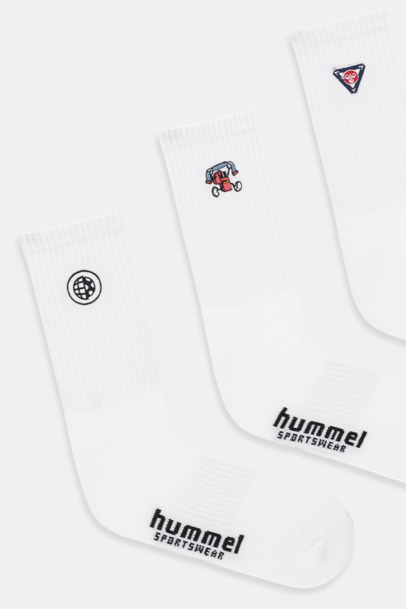 Носки Hummel 3 шт цвет белый 230010