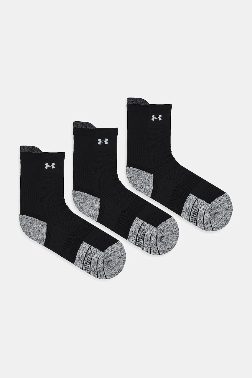 Under Armour șosete 3-pack culoarea negru, 1387043