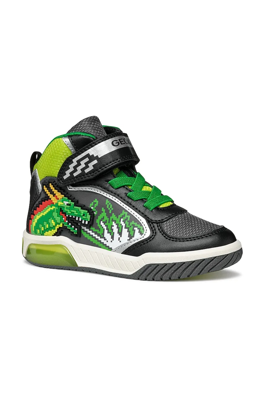 Geox sneakers pentru copii INEK culoarea verde, J569CA.05411
