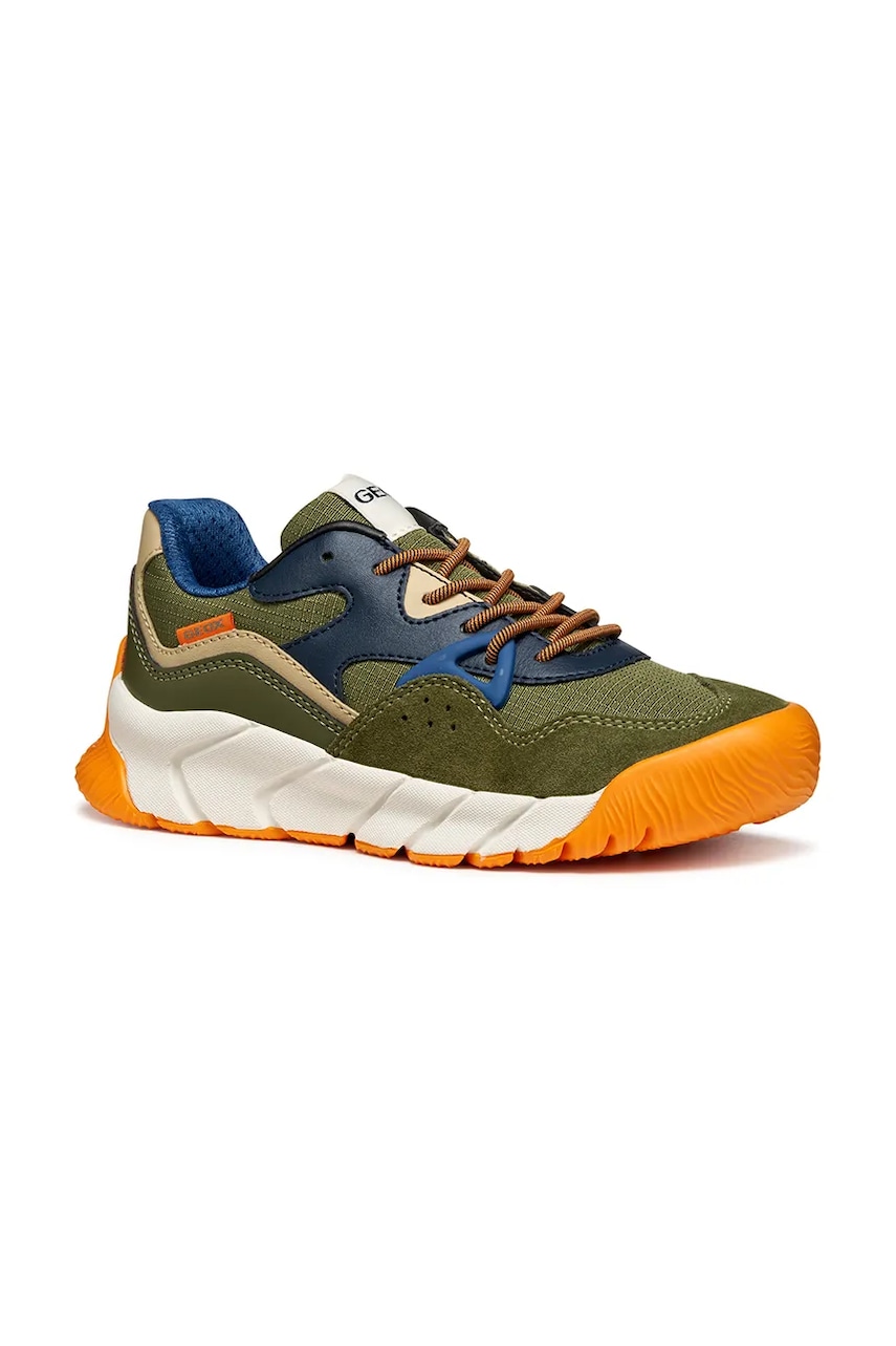Geox pantofi FLEXYPER culoarea verde, J56NMA.0FU54