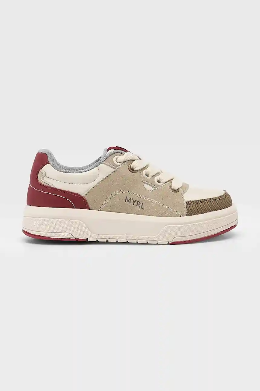 Mayoral sneakers pentru copii culoarea bej, 44586