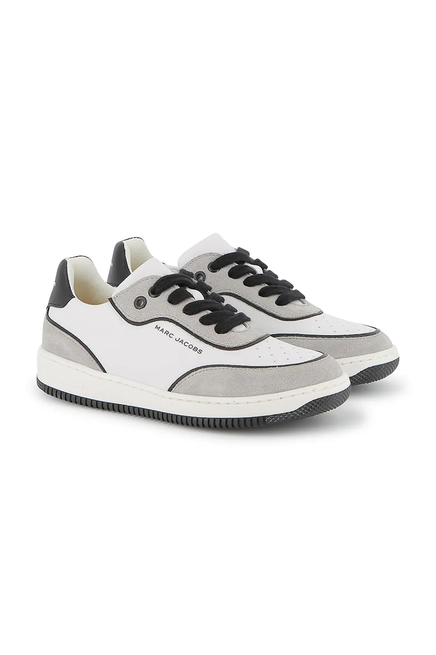 Marc Jacobs teniși din piele copii culoarea alb, W60672