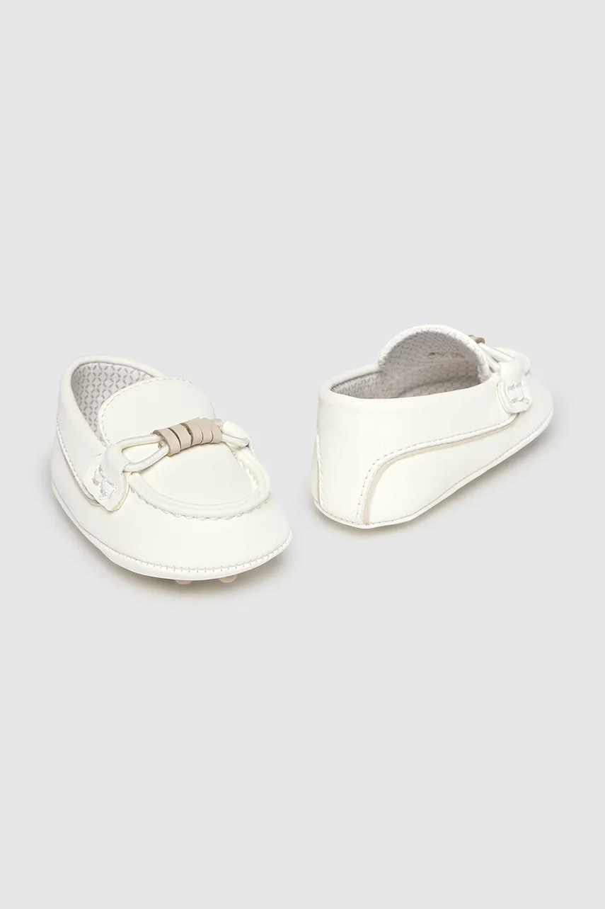 Mayoral Newborn pantofi pentru bebeluși culoarea bej, 9947