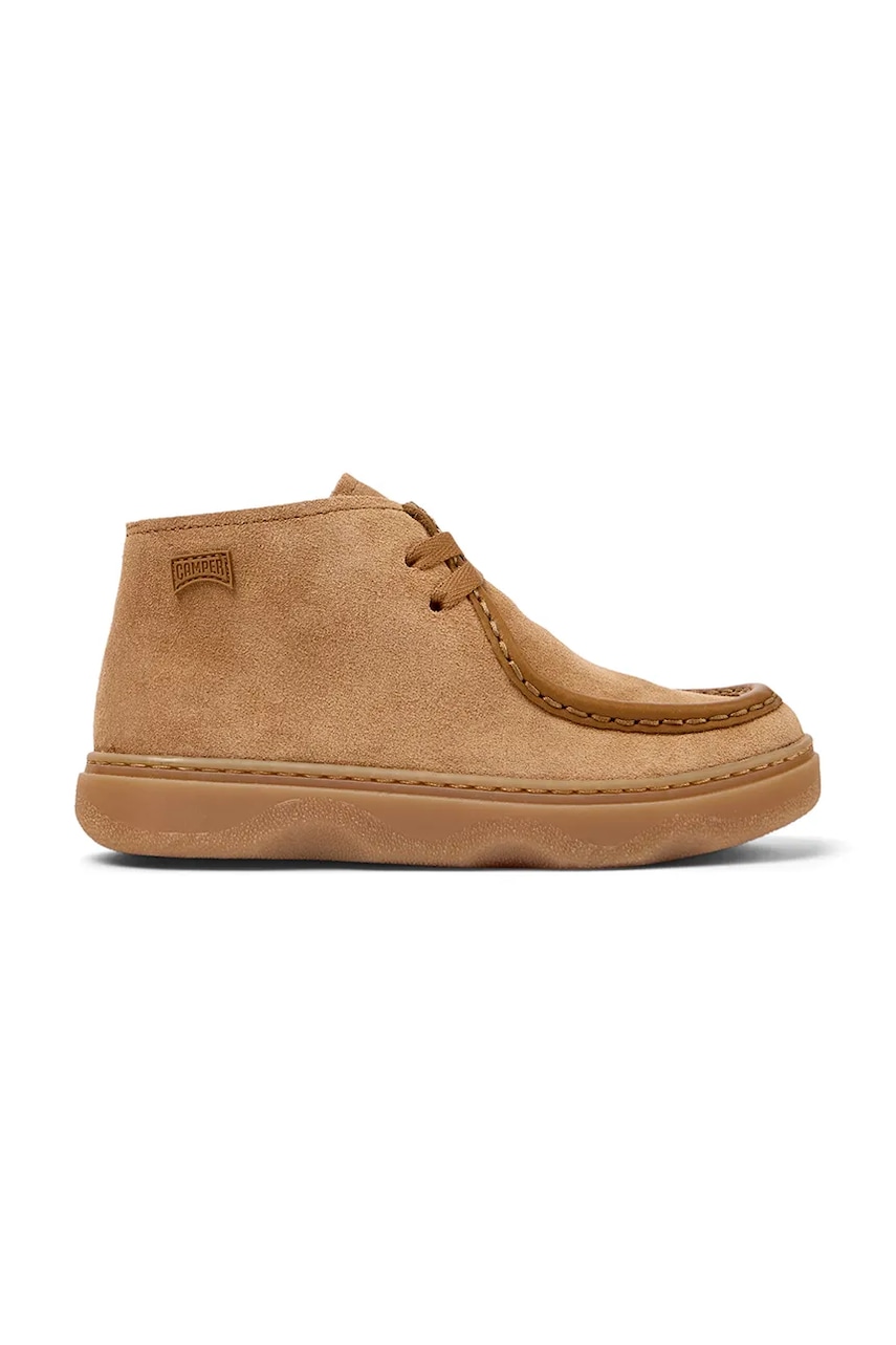 Camper încălțăminte din piele pentru copii Kiddo Kids culoarea maro, K900398