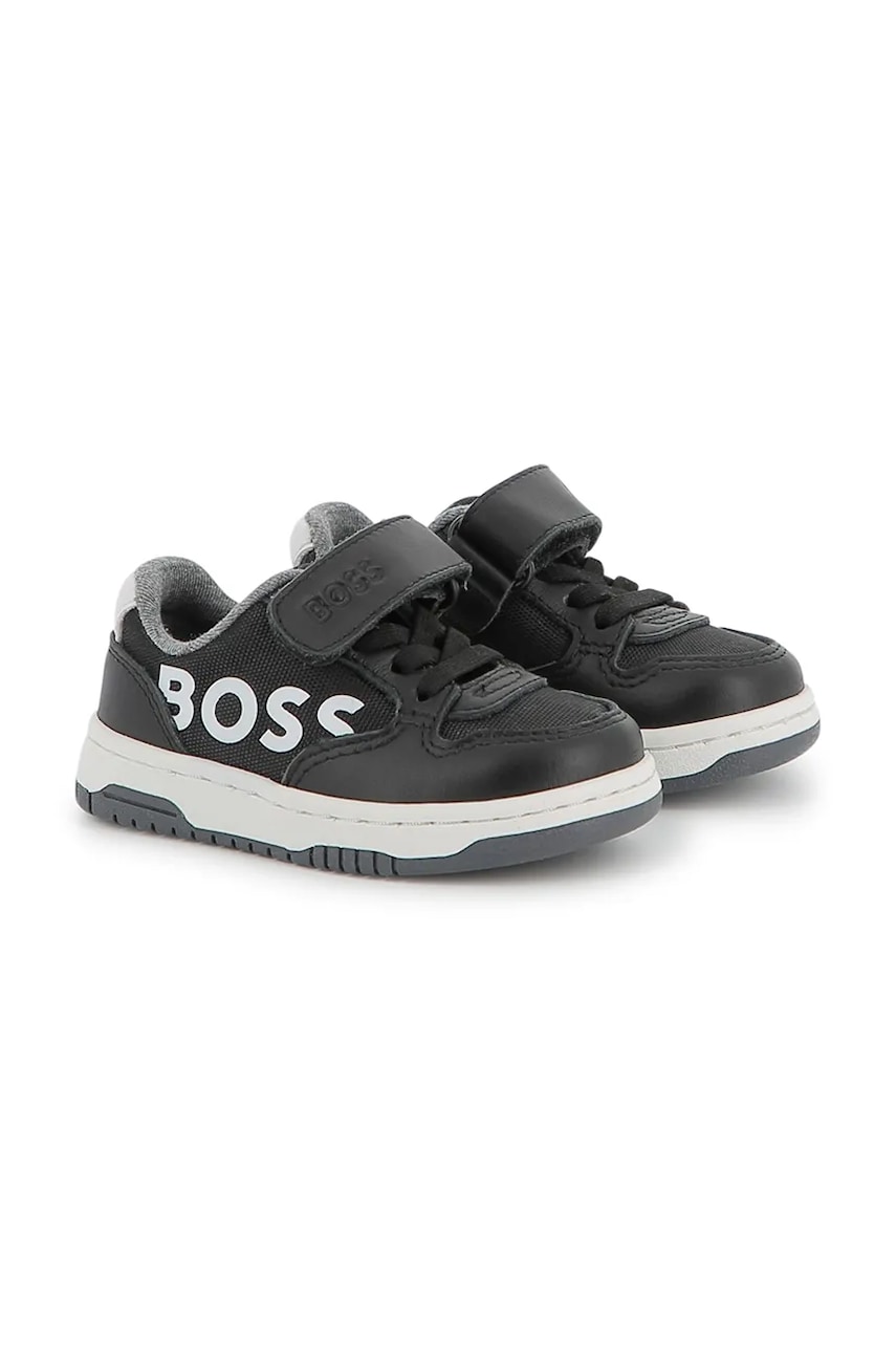 BOSS sneakers pentru copii culoarea negru, J52574