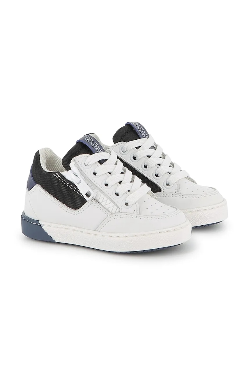 BOSS sneakers pentru copii culoarea alb, J52580