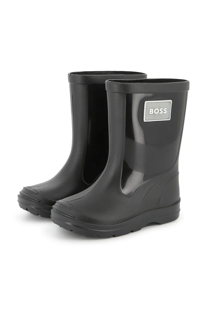 BOSS cizme copii culoarea negru, J52581