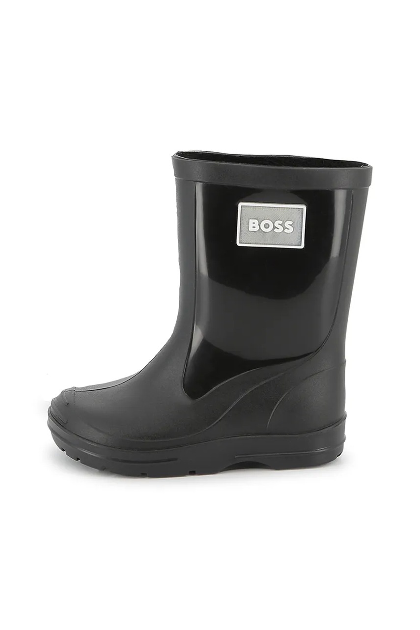 Детские резиновые сапоги BOSS цвет чёрный J52581