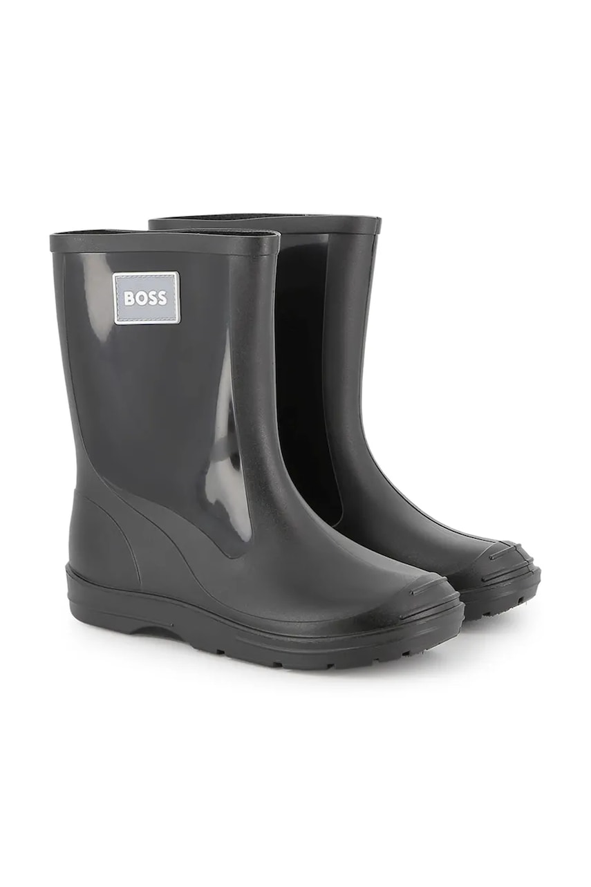 BOSS cizme copii culoarea negru, J52723