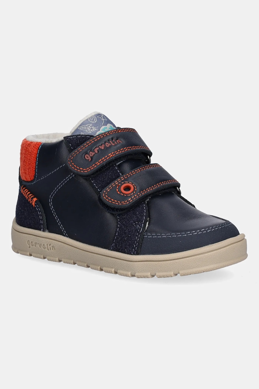 Garvalin pantofi copii culoarea bleumarin, 251504