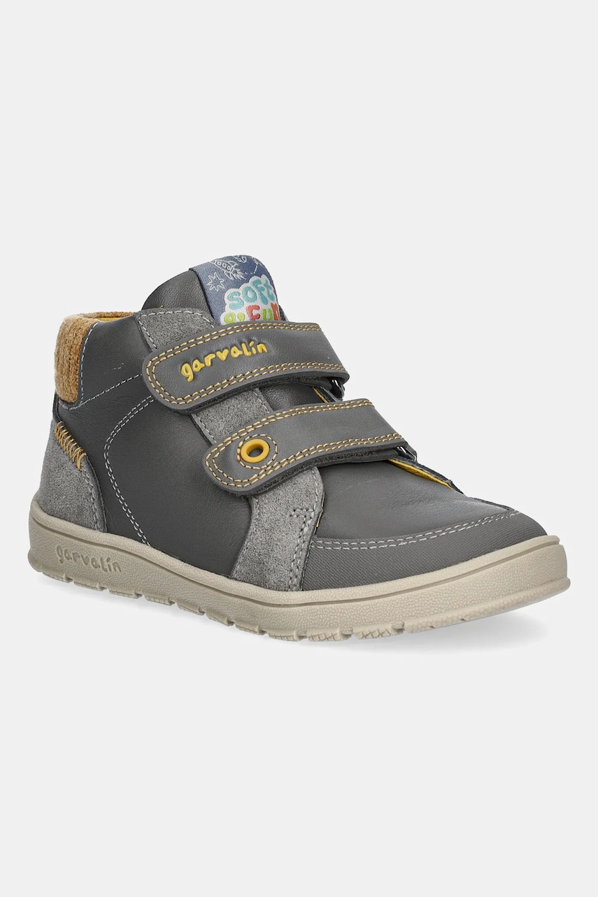 Levně Dětské polobotky Garvalin šedá barva, 251504