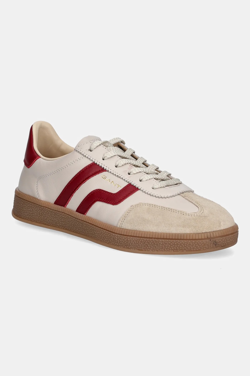Gant sneakers din piele Cuzima culoarea bej, 31531040