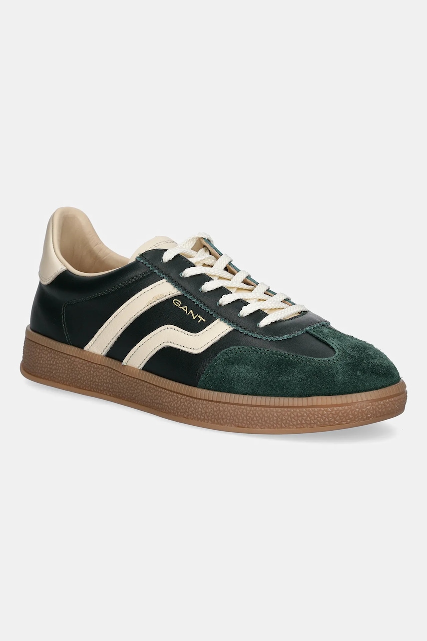 Gant sneakers din piele Cuzima culoarea verde, 31531040