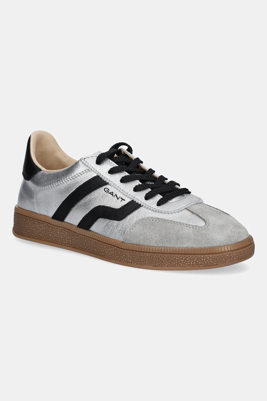 Gant sneakers din piele Cuzima culoare argintie pentru femei 31531664