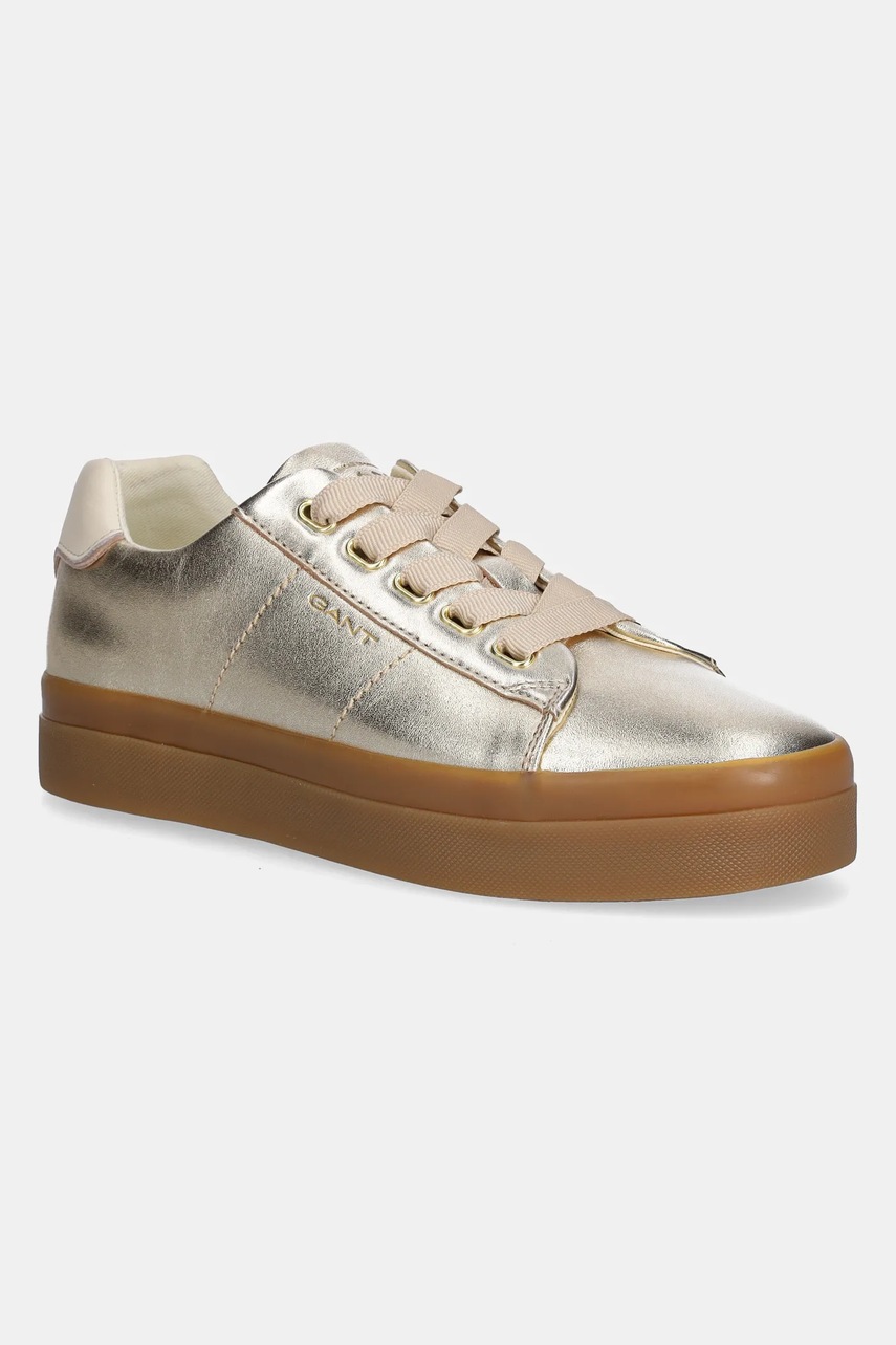 Gant sneakers din piele Avona culoarea auriu, 31531990