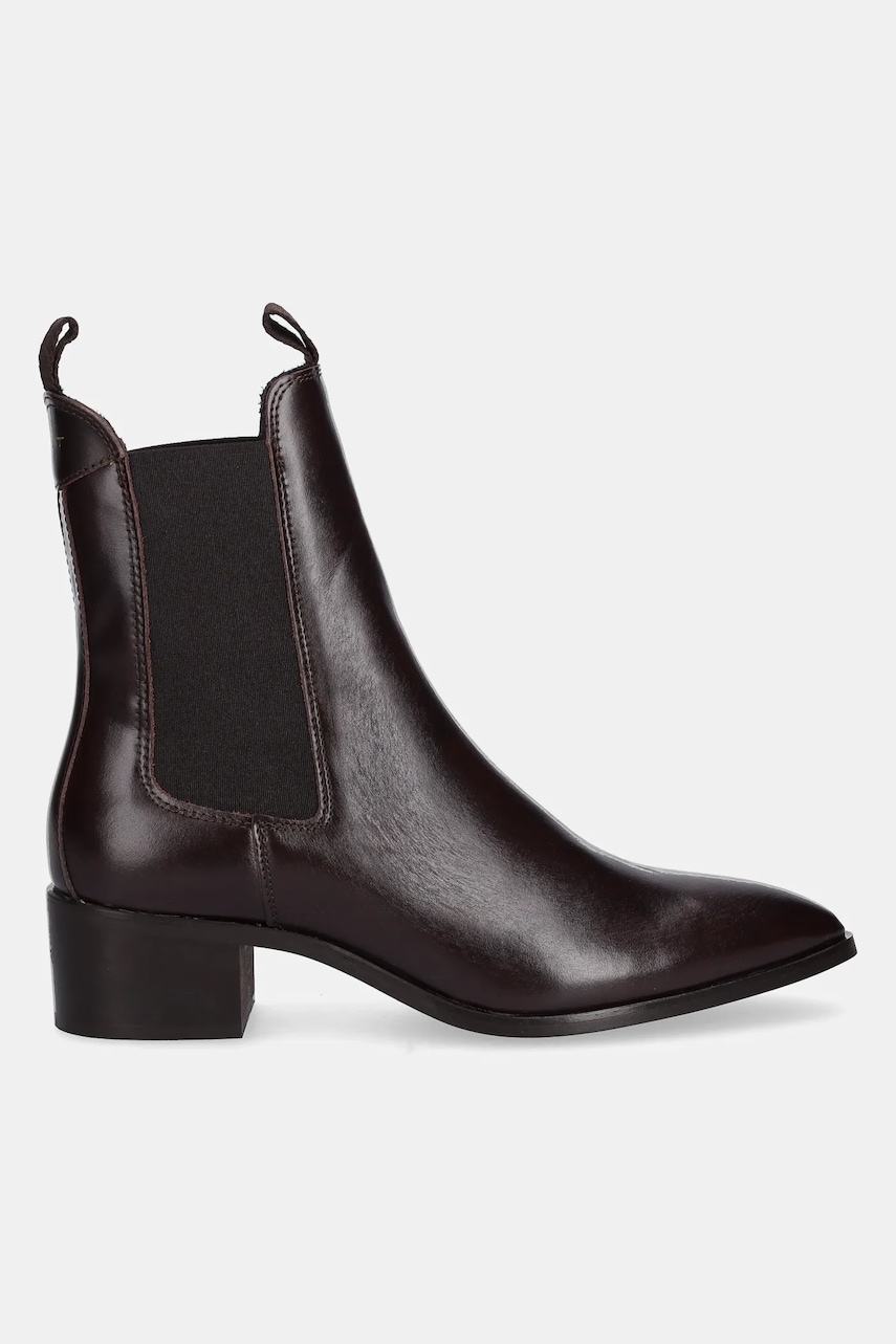 Кожаные полусапожки Gant St Broomly цвет коричневый каблук кирпичик 31551094 Кожаные полусапожки Gant St Broomly цвет коричневый каблук кирпичик 31551094