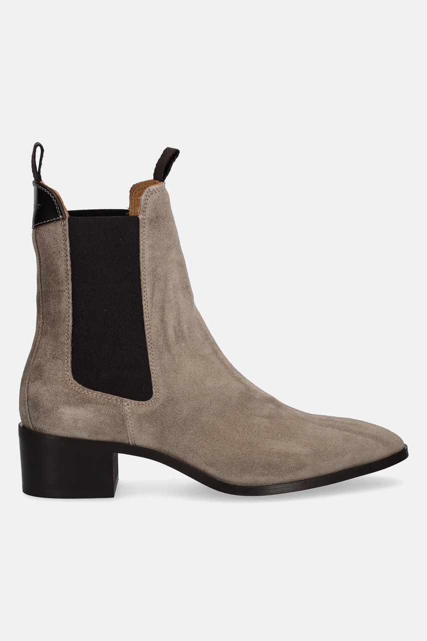 Замшевые ботинки Gant St Broomly цвет бежевый на плоском ходу 31553093