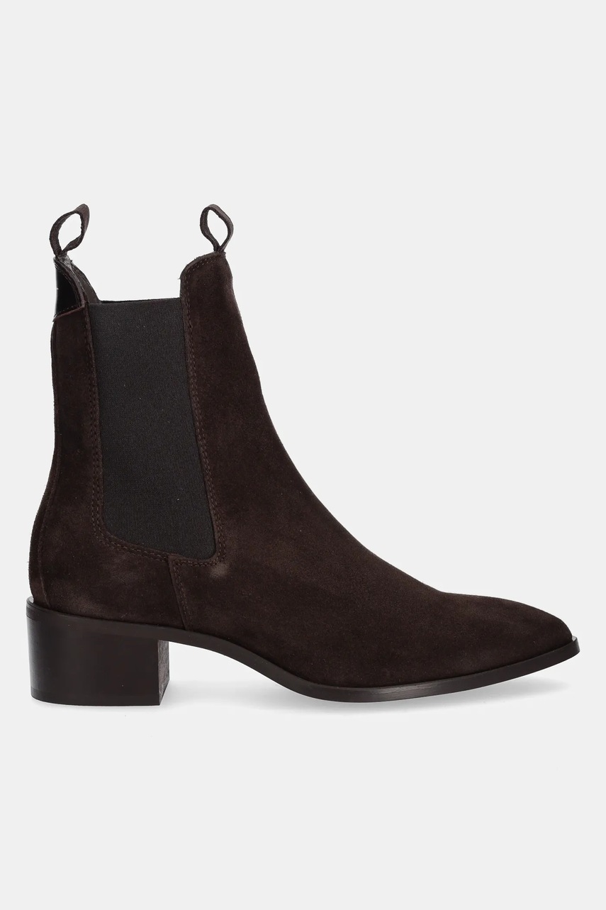 Замшевые ботинки Gant St Broomly цвет коричневый на плоском ходу 31553093