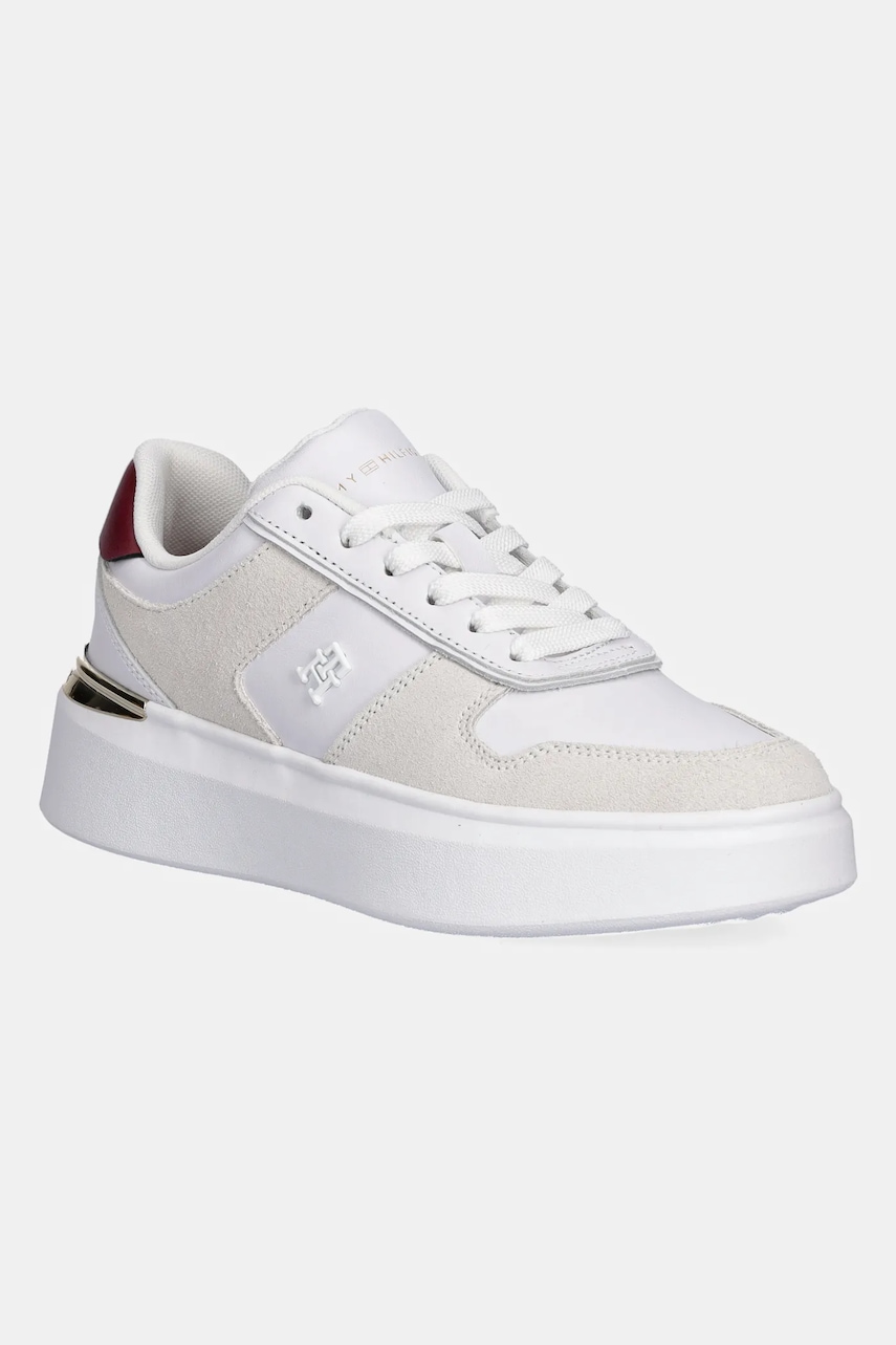 Tommy Hilfiger sneakers din piele TH FASHION COURT MIX SNEAKER