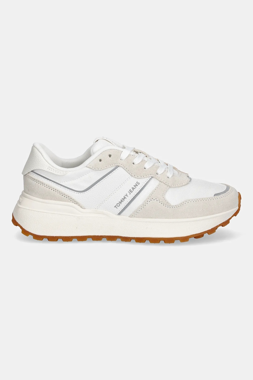 Кроссовки Tommy Jeans TJW CLEATED RUNNER цвет бежевый EN0EN02788 Кроссовки Tommy Jeans TJW CLEATED RUNNER цвет бежевый EN0EN02788