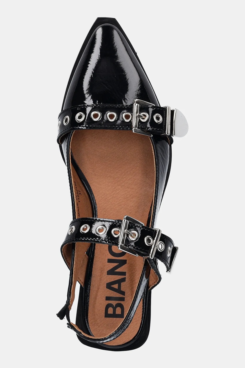 Δερμάτινες μπαλαρίνες Bianco BIAVICTORIA χρώμα: μαύρο, 11252159 φωτογραφία