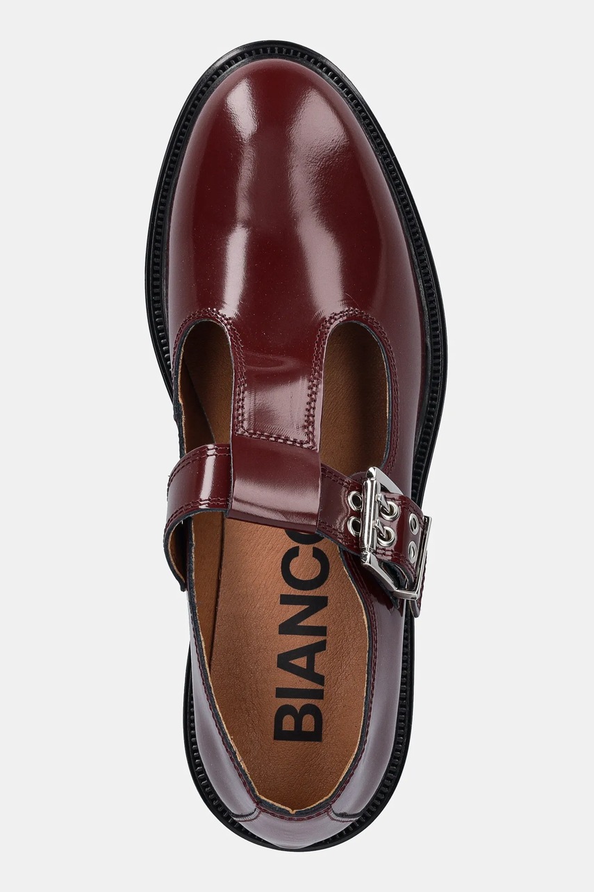 Δερμάτινα κλειστά παπούτσια Bianco BIAADDA χρώμα: μπορντό, 11251971 φωτογραφία