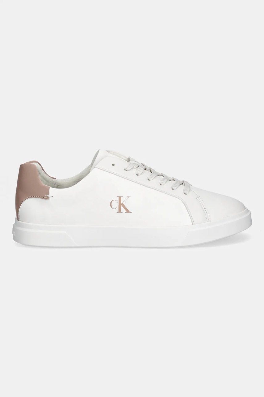 Кроссовки Calvin Klein LOW PRO CUPS LTH MG цвет белый HW0HW02823