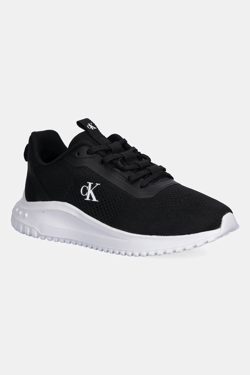 Levně Tenisky Calvin Klein EVA RUNNER DRAWSTRING MIX MG dámské, černá barva, YW0YW01992